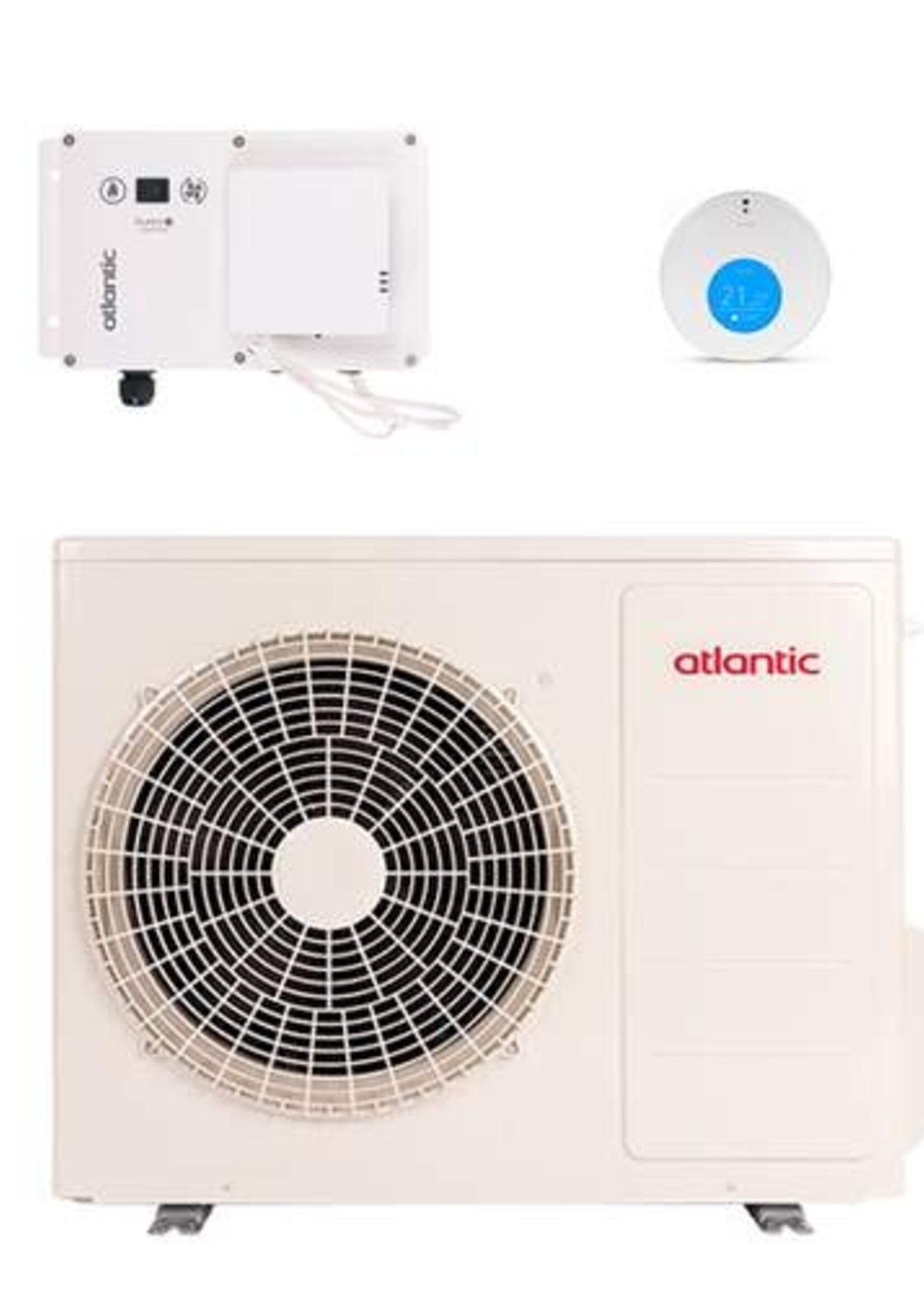 Atlantic Aurea Hybrid Add-on Heat Pump with Control Box and Anna Thermostat