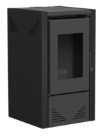 Mareli Pelletkamin Jade 6kW Schwarz