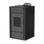 Mareli Pelletkachel PSN 6kW Zwart