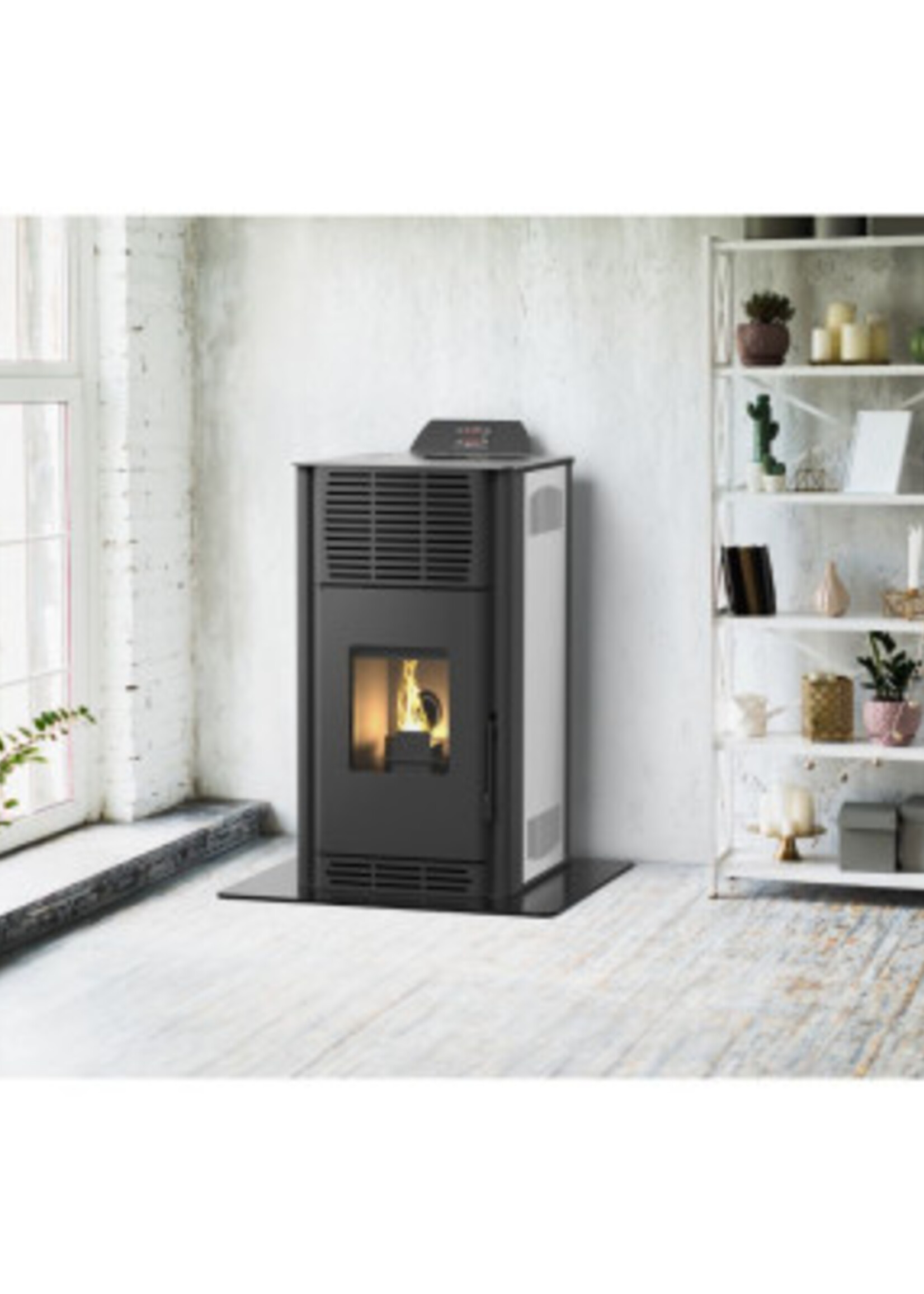 Mareli Pellet Stove PS 12kW White