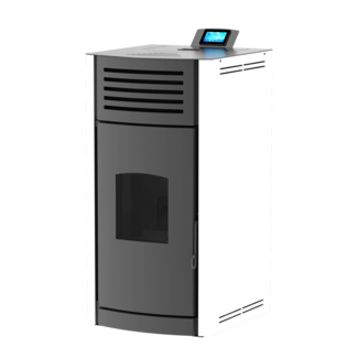 Mareli Pelletkachel ONYX HYDRO 12kW AUTO Wit