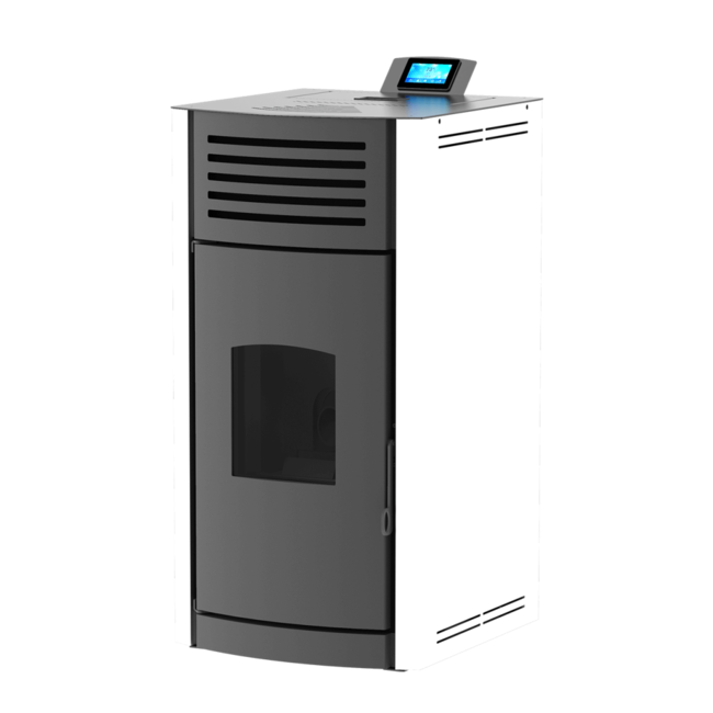 Mareli Pelletkachel ONYX HYDRO 12kW AUTO Wit