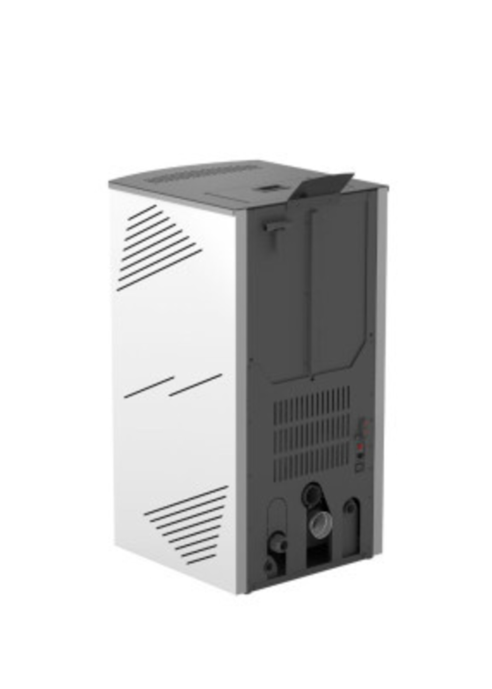 Mareli Pellet Stove ONYX HYDRO 12kW AUTO Full Glass White