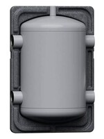 Reflex Reflex Storatherm Heat Mini H heat pump buffer tank, 25 liters, 1.1/2", 3 bar, gray