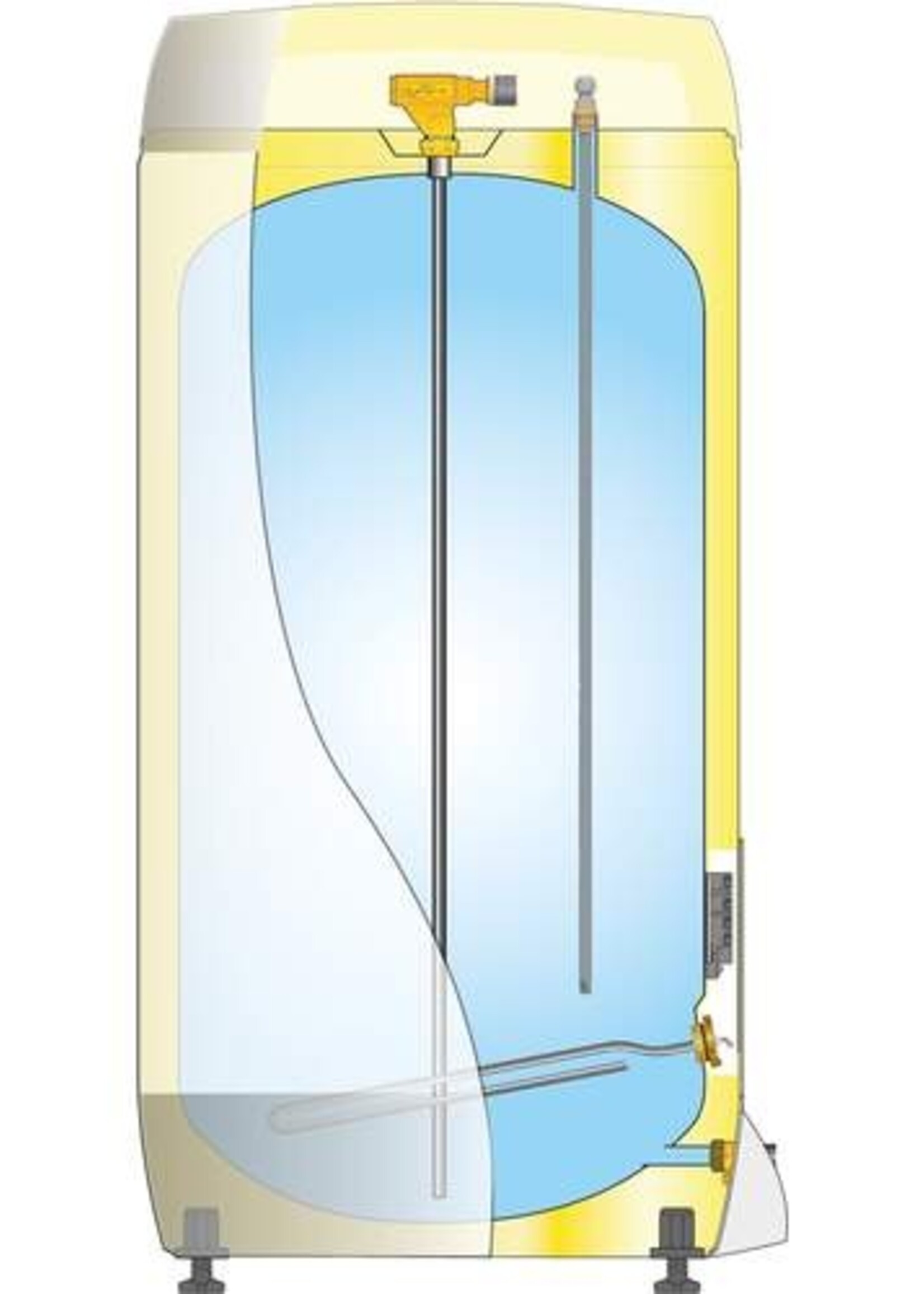 OSO Hotwater OSO Hotwater Saga Charge RVS thermische Batterie Boiler 200 Liter 3 kW Plug-&-Play