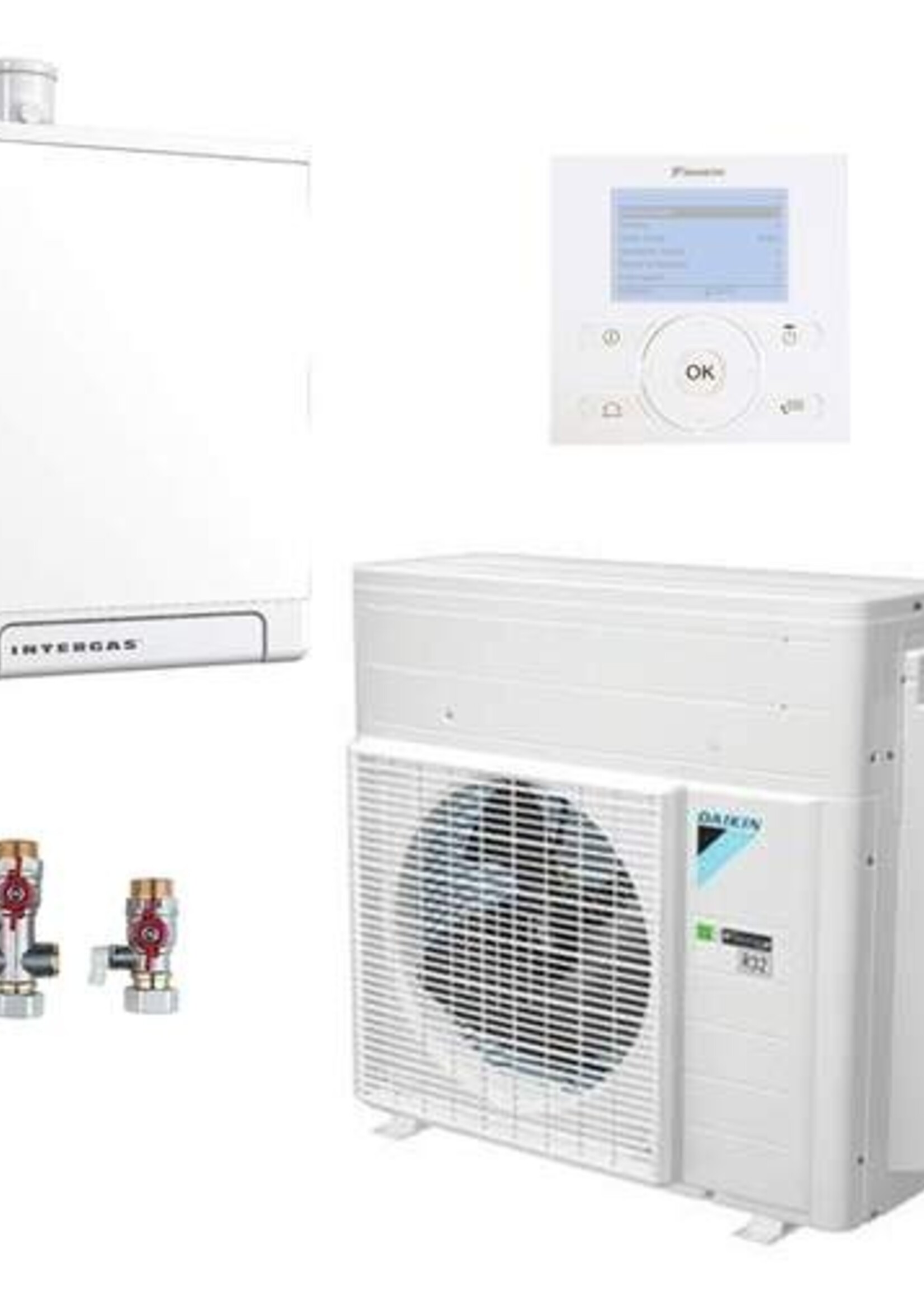 Daikin Intergas H Hybrid-Wärmepumpen-Set Luft/Wasser Monoblock 4 kW CW4