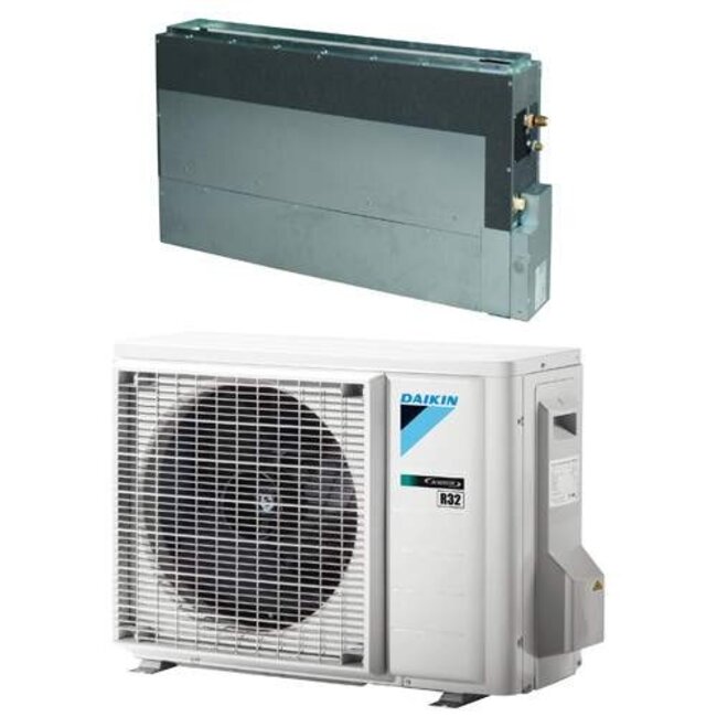 Daikin vloer inbouw binnen + buitenunit 3,5 kW R32 excl. bediening