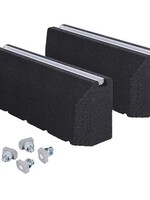AircoBase AircoBase Elevated Mounting Rail Recycled 600 mm with Rubber Dampers incl. M8 x 40 mm Fastening (Set of 2 pieces)