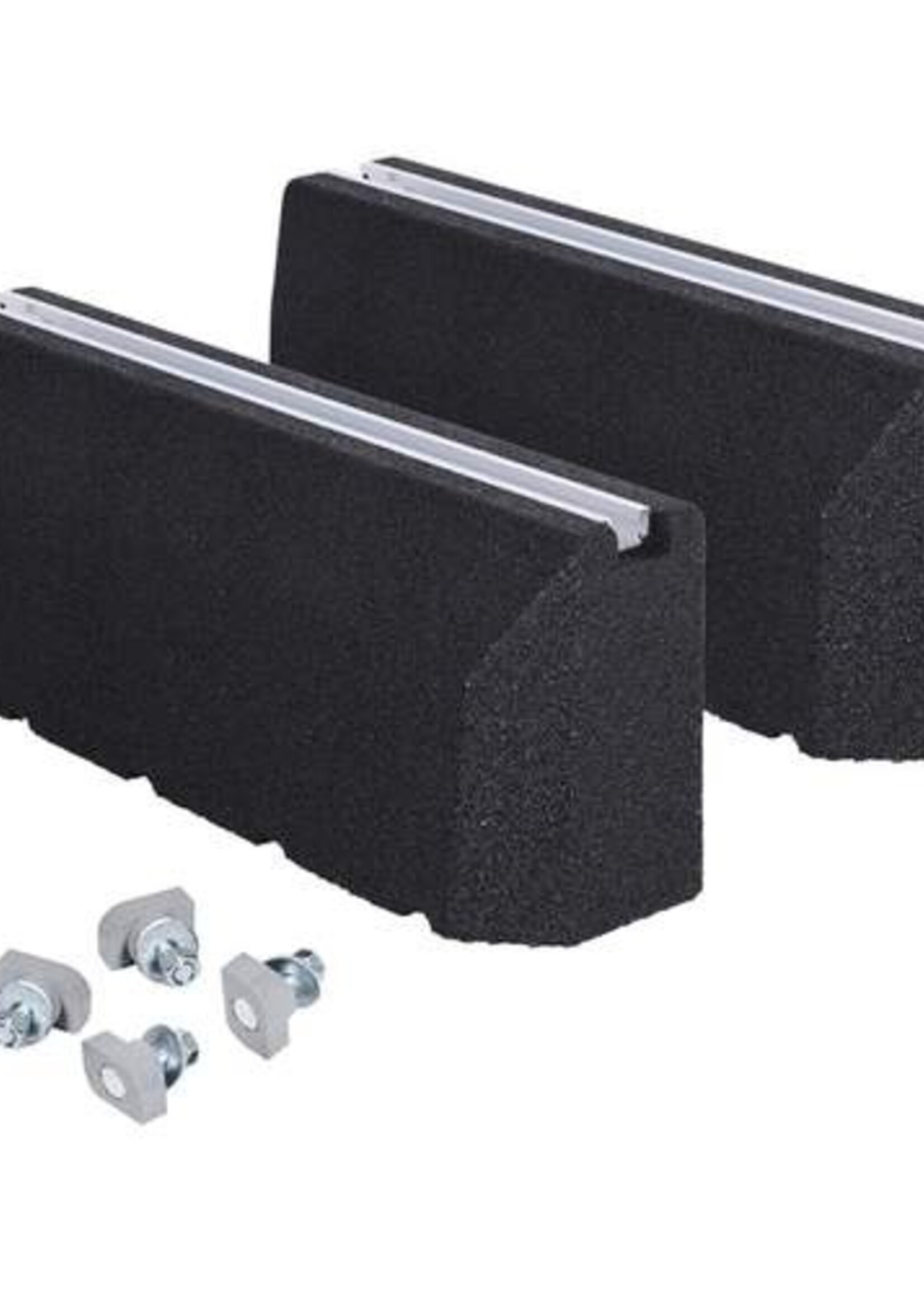 AircoBase AircoBase Elevated Mounting Rail Recycled 600 mm with Rubber Dampers incl. M8 x 40 mm Fastening (Set of 2 pieces)