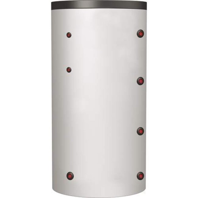 Drl Drl buffervat 100 liter, 4 bar, staand model, geïsoleerd, -10 tot 95°C, wit