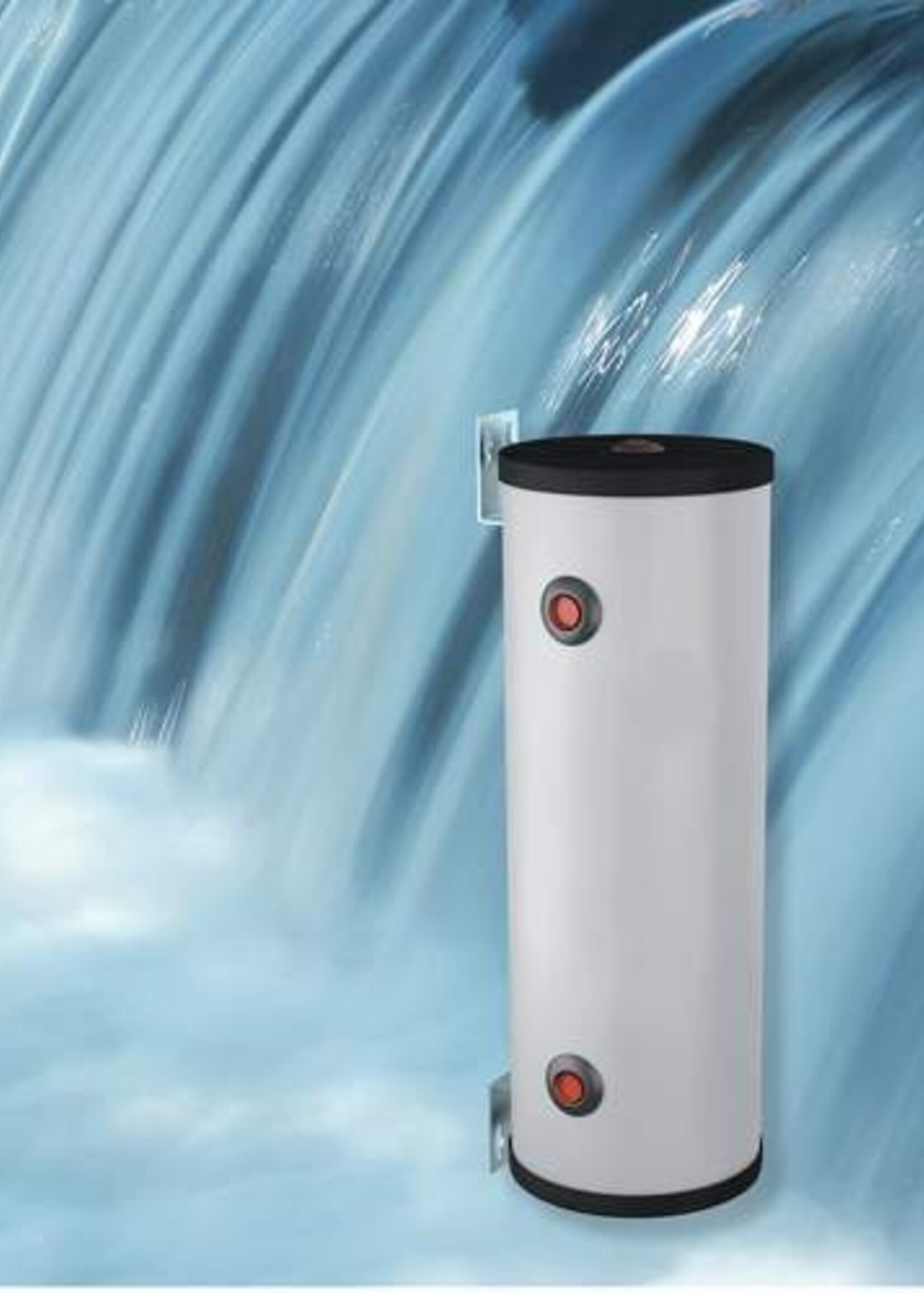 Drl DRL buffer tank 50 liters, 4 bar, wall model, insulated, -10 to 95°C, white