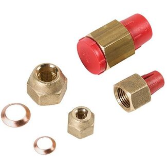 Remeha verloopset aansluiting 1/2-1/4" naar 5/8-3/8"