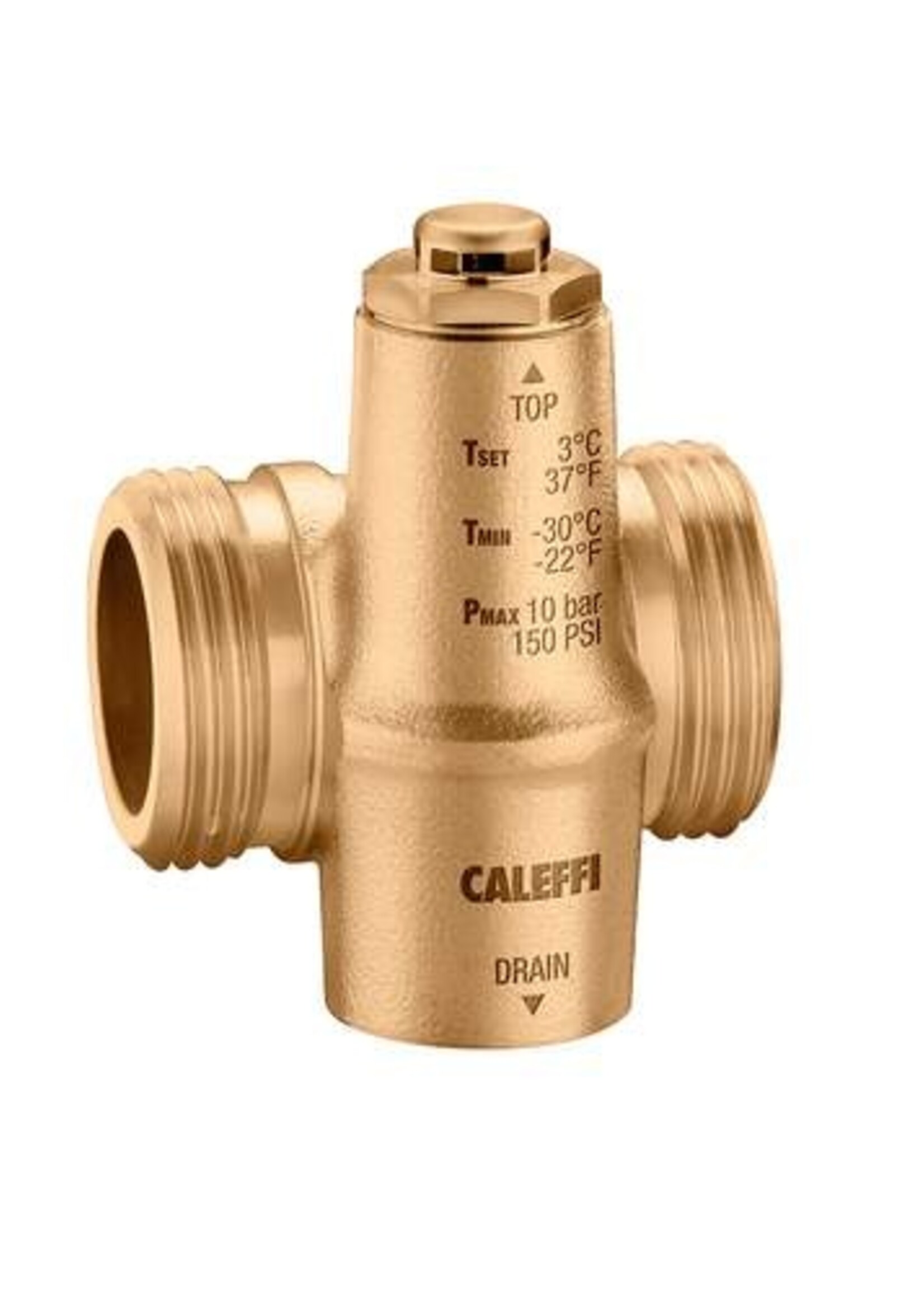 Caleffi Caleffi iStopPLUS compact frost protection valve up to 90°C, Ø22 mm