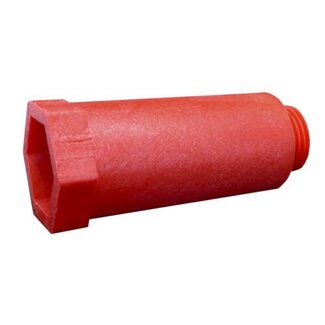 Komfort Komfort specieplug 1/2" met o-ring, rood