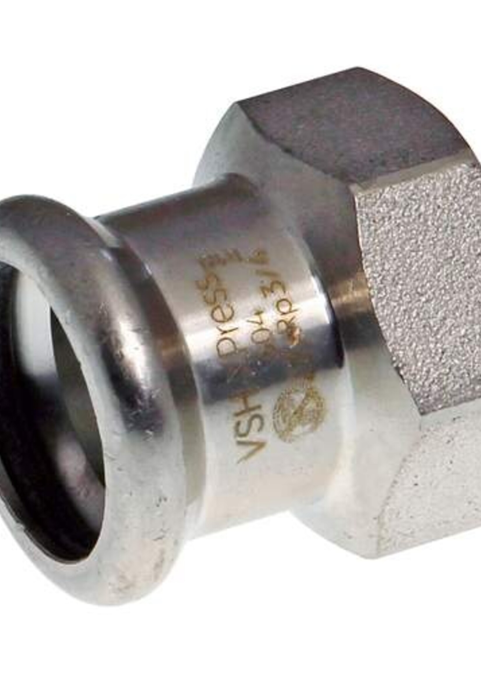 VSH VSH XPress stainless steel 304 transition coupling 22 mm x 3/4, press-internal thread, R2402