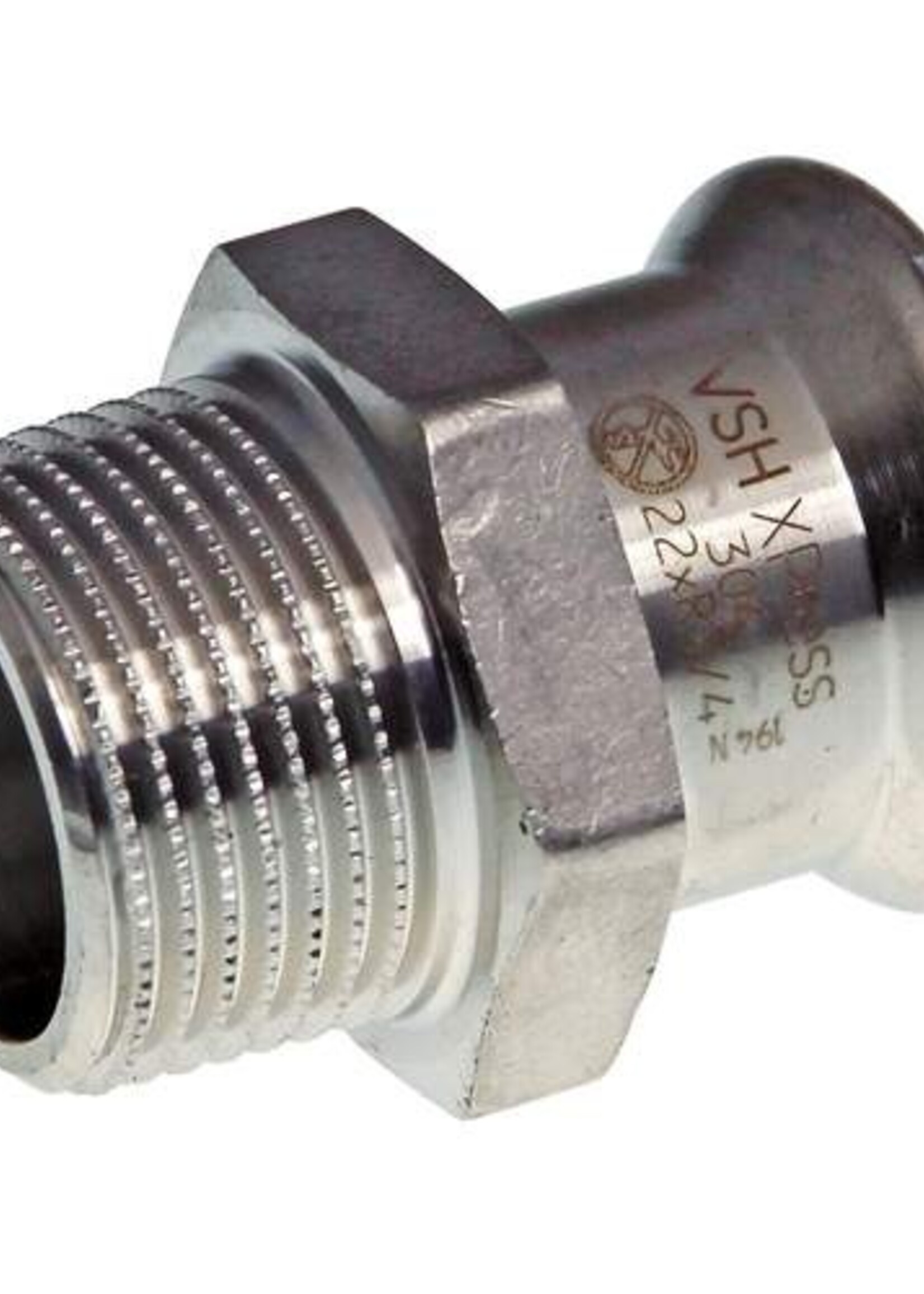 VSH VSH XPress stainless steel 304 transition coupling 42 mm x 1.1/2", press-male thread, R2405