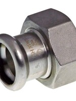 VSH VSH XPress RVS 304 schroefkoppeling 22mm x 1, pers-binnendraad, R2404