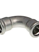 VSH VSH XPress RVS 304 bocht 90°, 22 mm, 2x pers, R2408