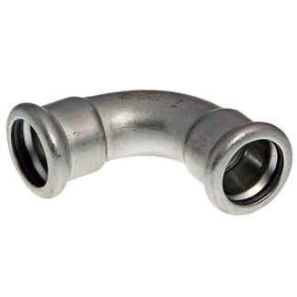 VSH VSH XPress RVS 304 bocht 90°, 22 mm, 2x pers, R2408