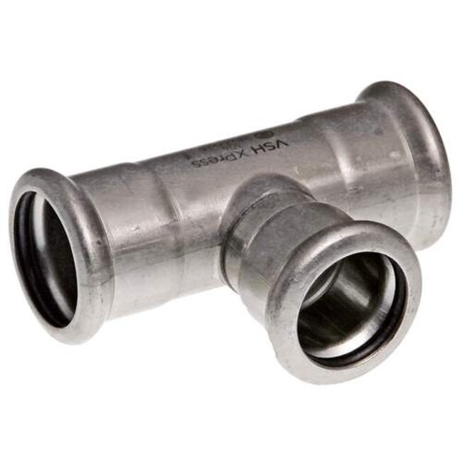 VSH VSH XPress RVS 304 T-stuk 22 mm, 3x pers, R2414