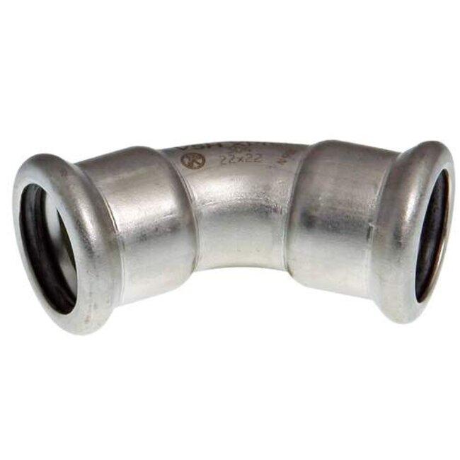 VSH VSH XPress RVS 304 bocht 45°, 42mm, 2x pers, R2413