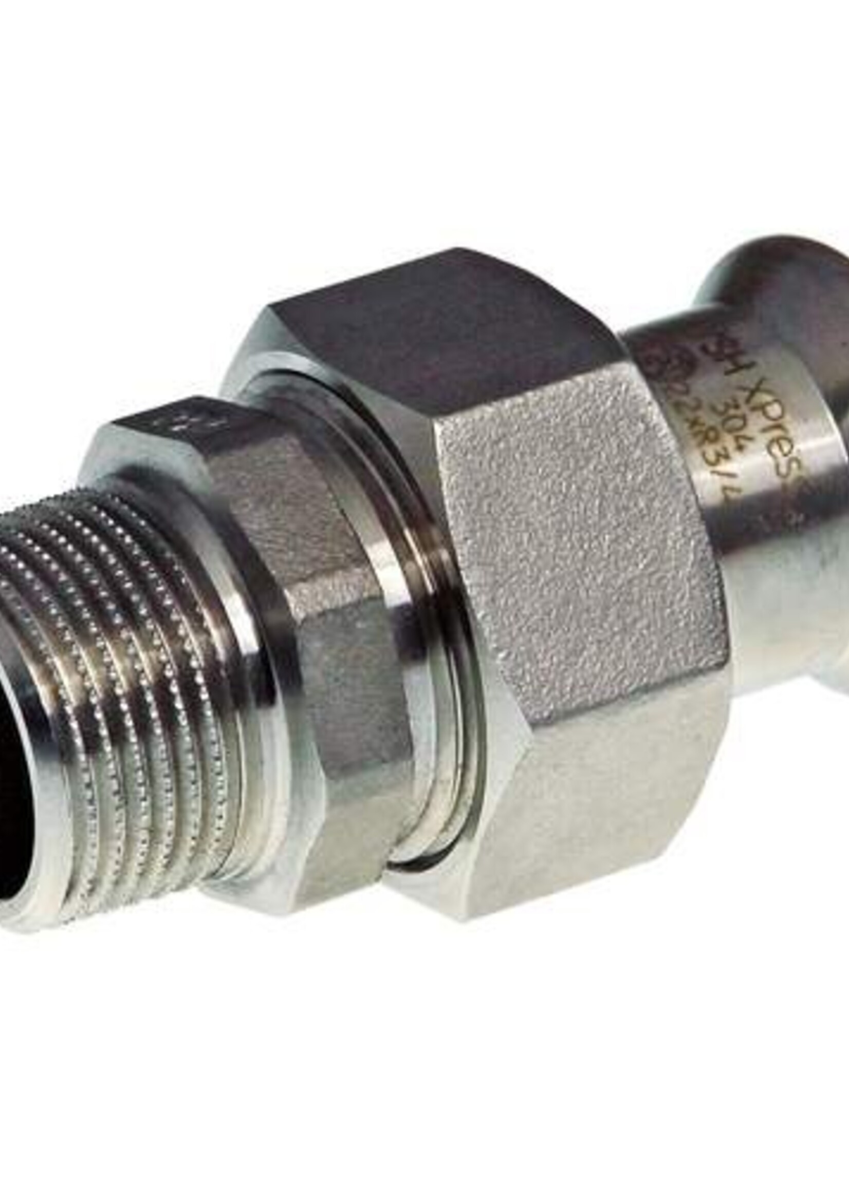 VSH VSH XPress Schraubkupplung aus Edelstahl 304, 28 mm x 1, Press-Außengewinde, R2435