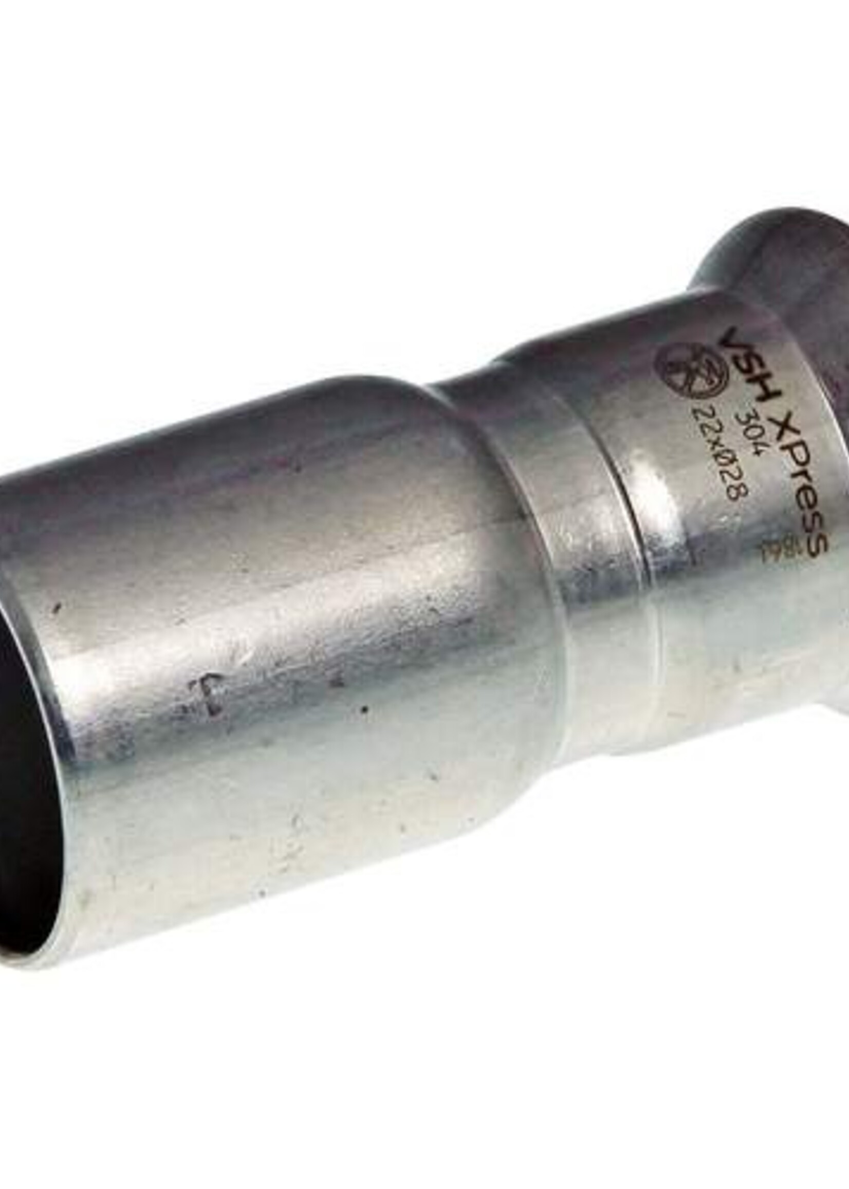 VSH VSH XPress RVS 304 verloopstuk 76,1mm x 54mm, 2x pers, R2407