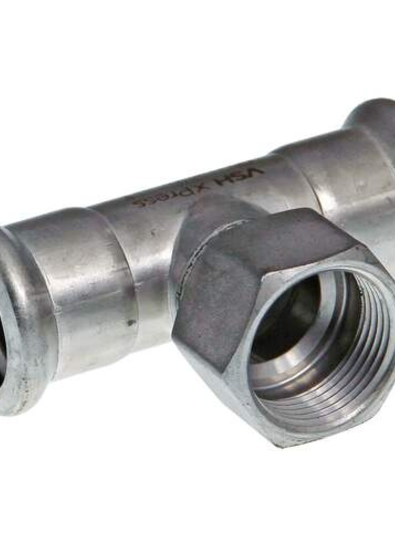 VSH VSH XPress RVS 304 T-stuk 108mm x 3/4" x 108mm, 2x pers-binnendraad, R2418