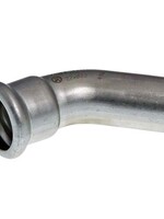 VSH VSH XPress RVS 304 bocht 45°, 76,1mm, pers-spie, R2412