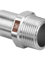 Viega Viega Temponox insteekstuk 15 mm x 1/2", 15 mm x 1/2", pers x buitendraad, rvs (blank)