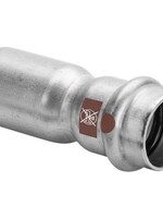 Viega Viega Temponox verloopstuk, 22 x 15 mm, 2x pers, rvs (blank), met sc-contur