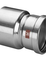 Viega Viega Temponox verloopstuk, 76,1 x 54 mm, 2x pers, rvs (blank), met sc-contur