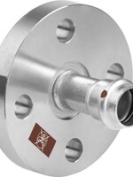 Viega Viega Temponox Flanschübergang, 42 mm, Press, Edelstahl (blank), mit SC-Kontur