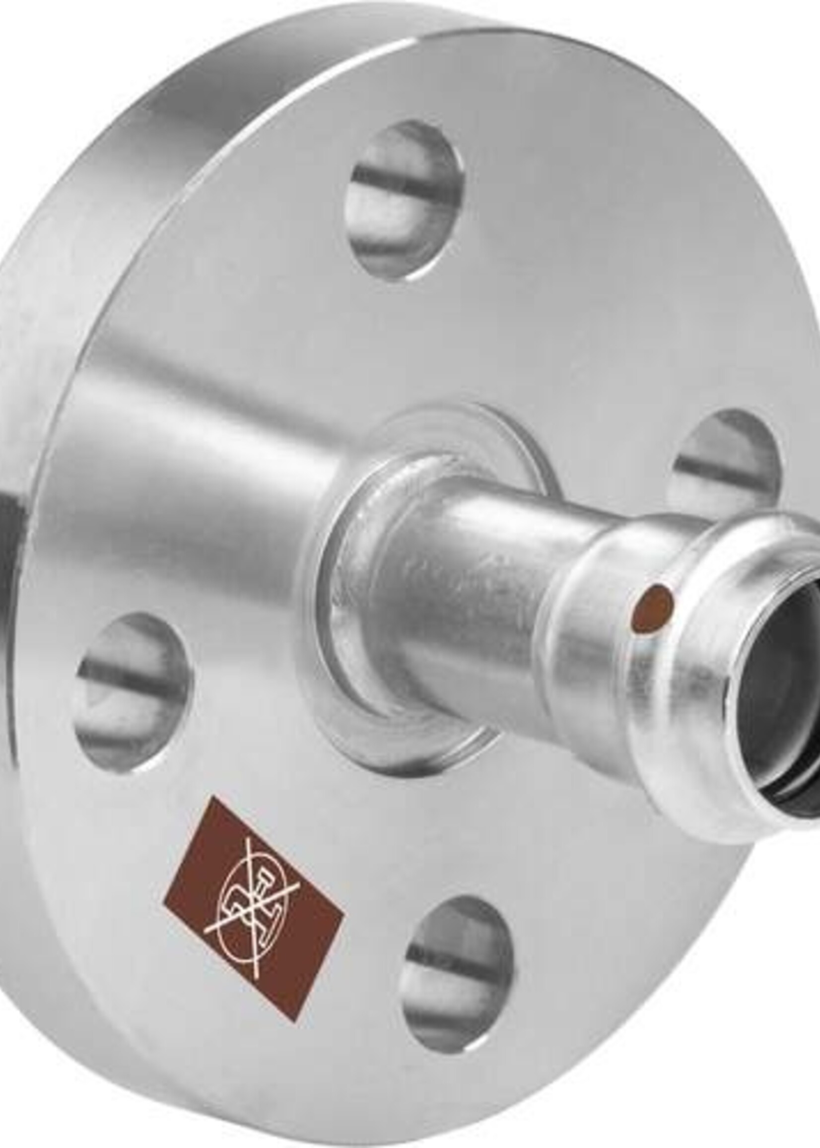 Viega Viega Temponox Flanschübergang, 42 mm, Press, Edelstahl (blank), mit SC-Kontur