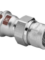 Viega Viega Temponox schroefkoppeling, 54 mm x 2", pers x binnendraad, rvs (blank), met sc-contur