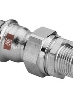 Viega Viega Temponox schroefkoppeling, 54 mm x 2", pers x buitendraad, rvs (blank), met sc-contur