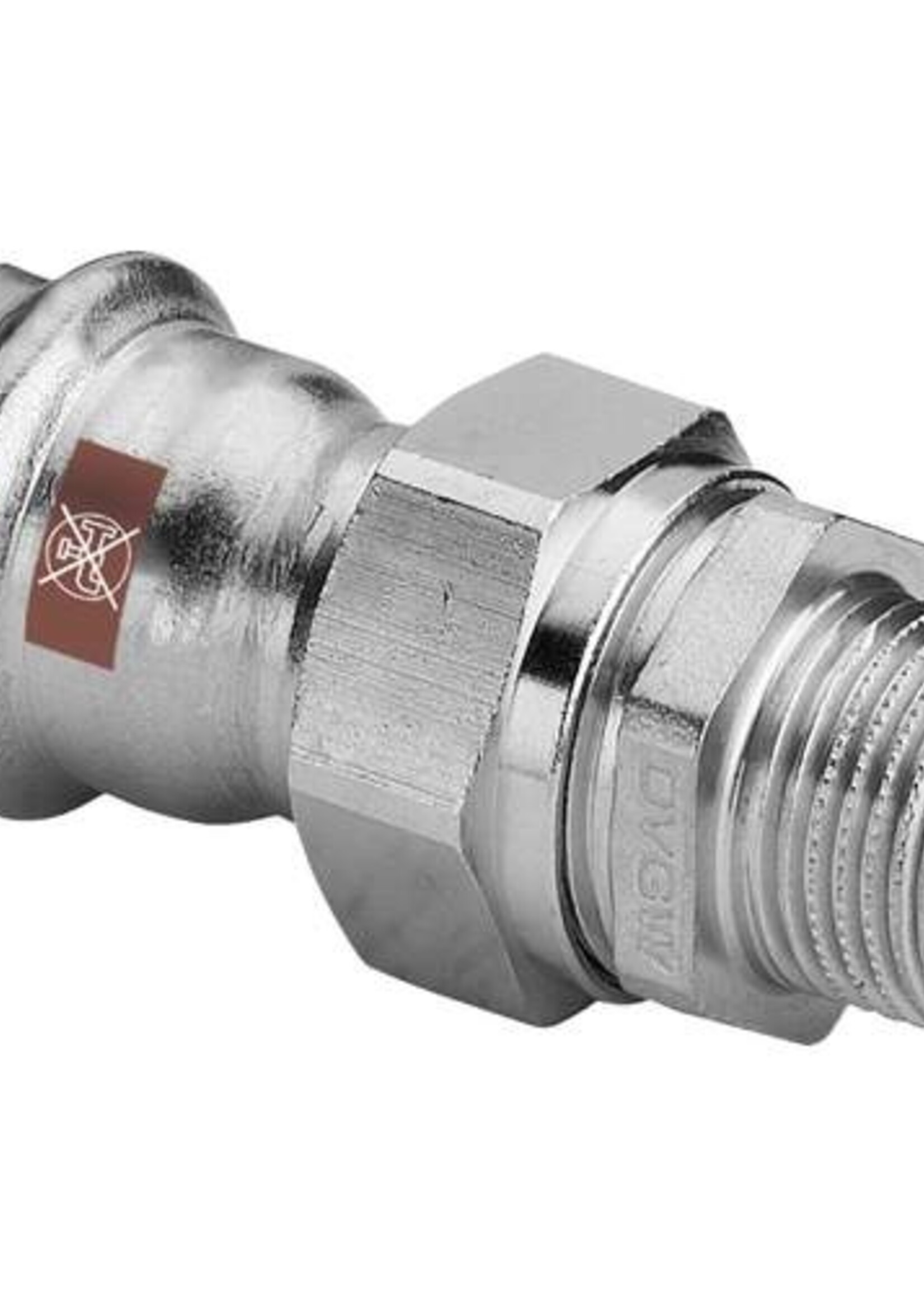 Viega Viega Temponox schroefkoppeling, 35 mm x 1.3/4", pers x buitendraad, rvs (blank), met sc-contur