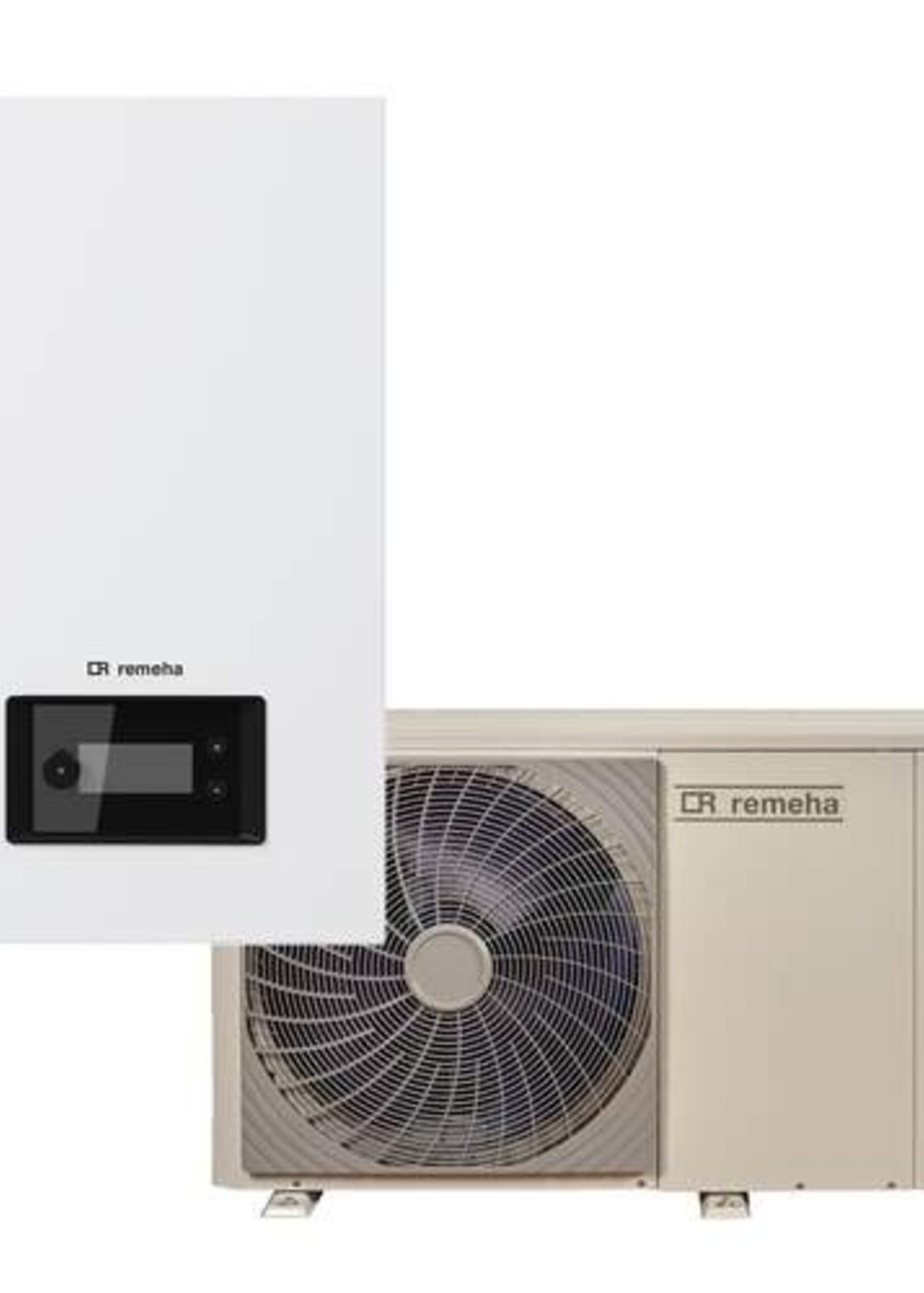 Remeha Mercuria Ace warmtepompset 4 kW monoblock all-electric