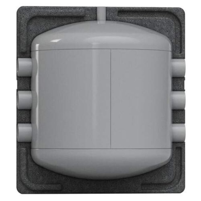 Reflex Reflex Storatherm Heat Mini H warmtepomp-buffervat, 50 liter, 1.1/2", 3 bar, grijs