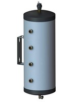 Pentec Pentec Hybrid Distributor Stainless Steel 40-22, insulated Stainless Steel Buffer vessel with open distributor, 40 liters, 8x 22mm, up to 9 kW, incl. drain, float air vent and wall support