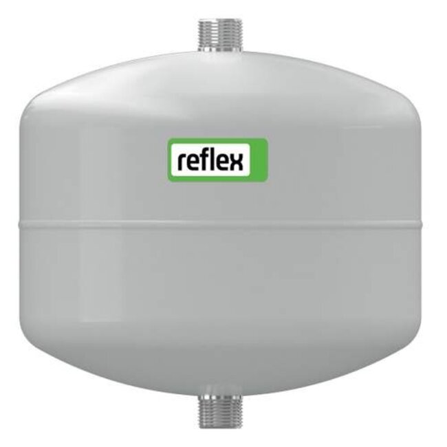 Reflex Reflex V buffervat 12 liter, 10 bar, (max) 110°C, 3/4", grijs