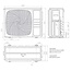 Haier Haier Multi-split buitenunit 8,5 kW t.b.v. max. 4 binnendelen R32