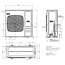 Haier Haier Multi-split buitenunit 12,5 kW t.b.v. max. 5 binnendelen R32