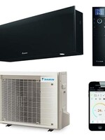 DAIKIN Daikin Emura binnen + buitenunit 5,0 kW set mat zwart R32 (inclusief IR afstandsbediening en Wifi)