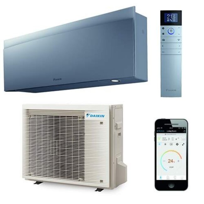 DAIKIN Daikin Emura binnen + buitenunit 5,0 kW set zilver R32 (inclusief IR afstandsbediening en Wifi)