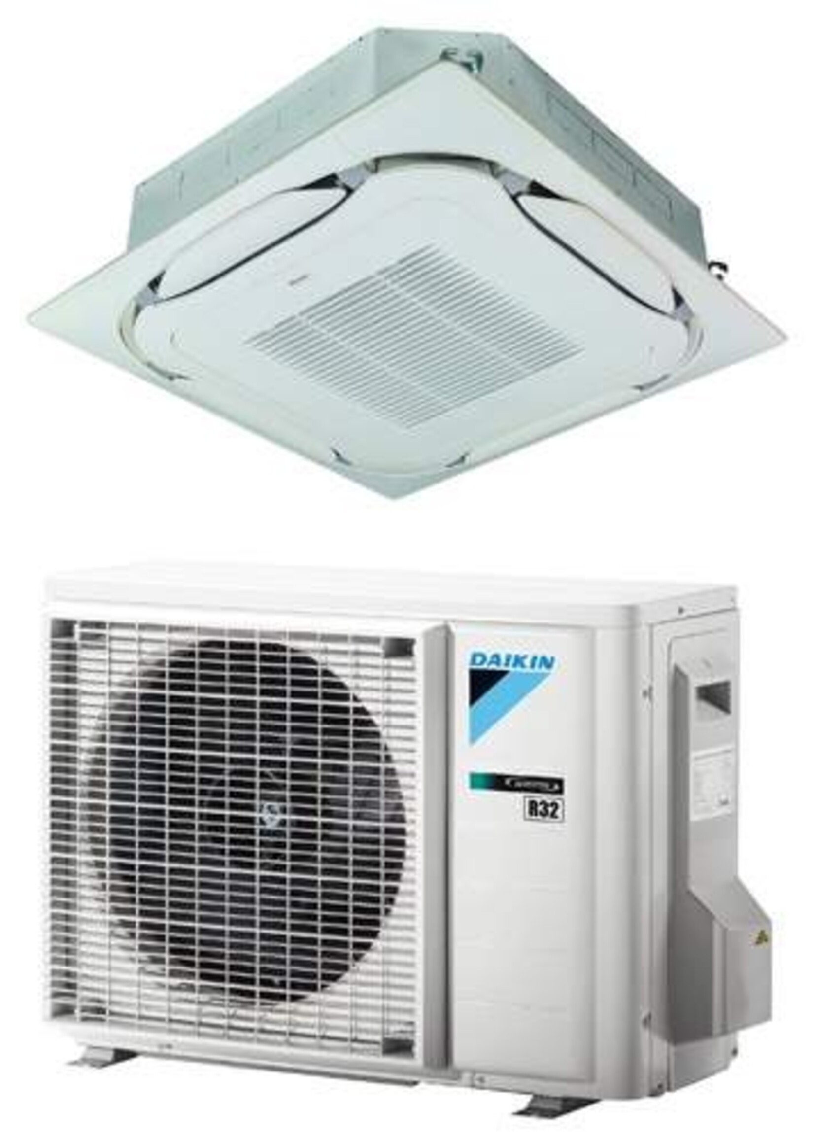 DAIKIN Daikin Roundflow cassette binnen + buitenunit 6,0 kW R32 excl. paneel en bediening