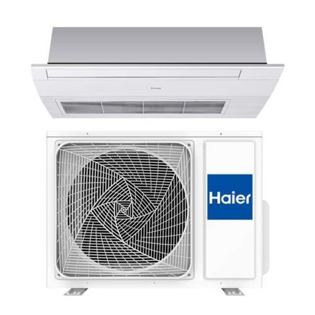 Haier Haier 1-way Cassette plafond binnen + buitenunit 3,5 kW R32 (incl. Wifi) (excl. uitblaaspaneel)