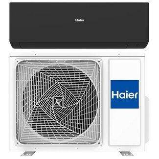 Haier Haier Expert mat zwart binnen + buitenunit 2,5 kW R32 (incl. IR afstandsbediening en Wifi)