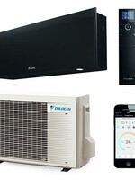 DAIKIN Daikin Emura binnen + buitenunit 3,5 kW set mat zwart R32 (inclusief IR afstandsbediening en Wifi)