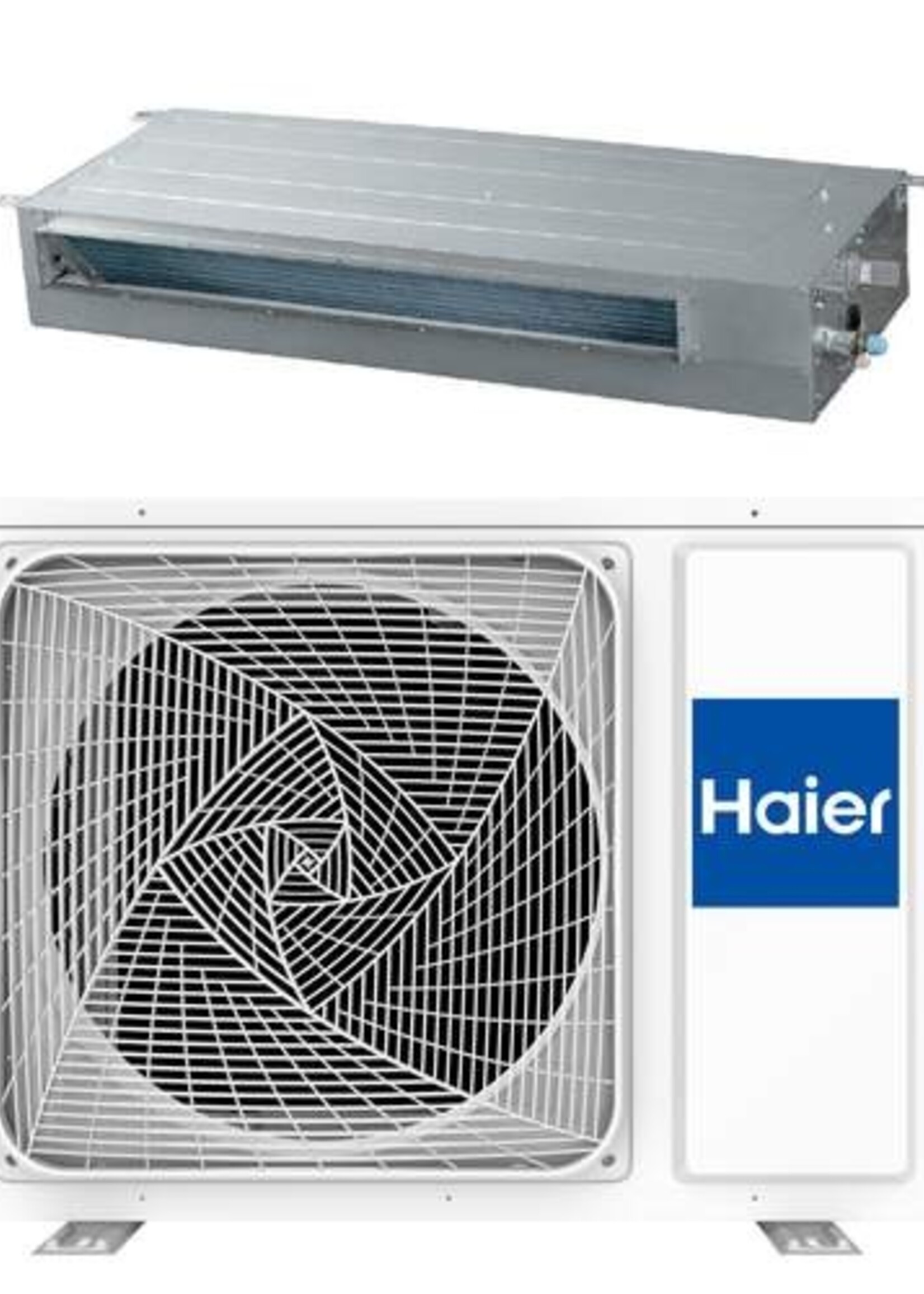 Haier Haier Slim Duct kanaal binnen + buitenunit 5,0 kW R32 (incl. Wifi) (niet geschikt voor toepassing met kanalen en slangen)